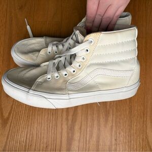 Vans Off-White High-Top Sneakers